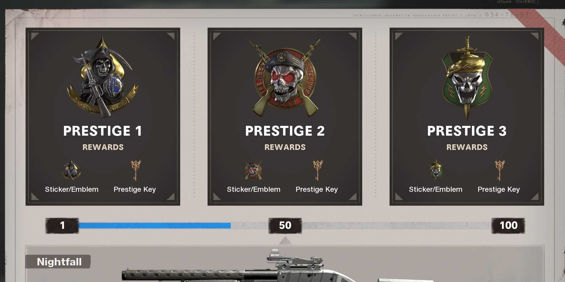 Call of Duty Black Ops Cold War Prestige