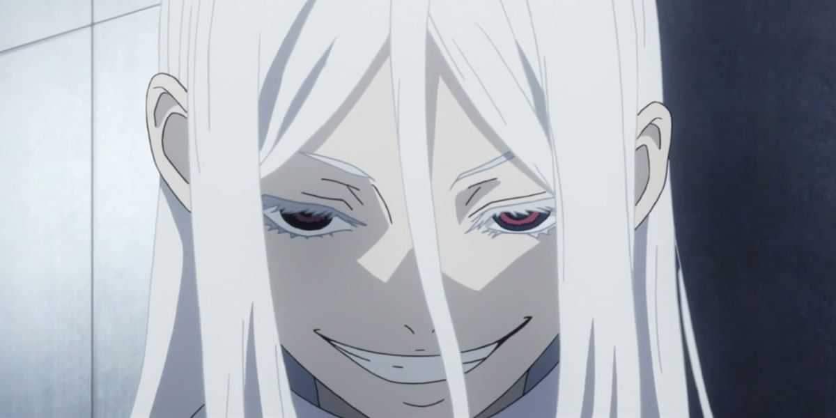 o personagem Shiro sorrindo do anime Deadman Wonderland