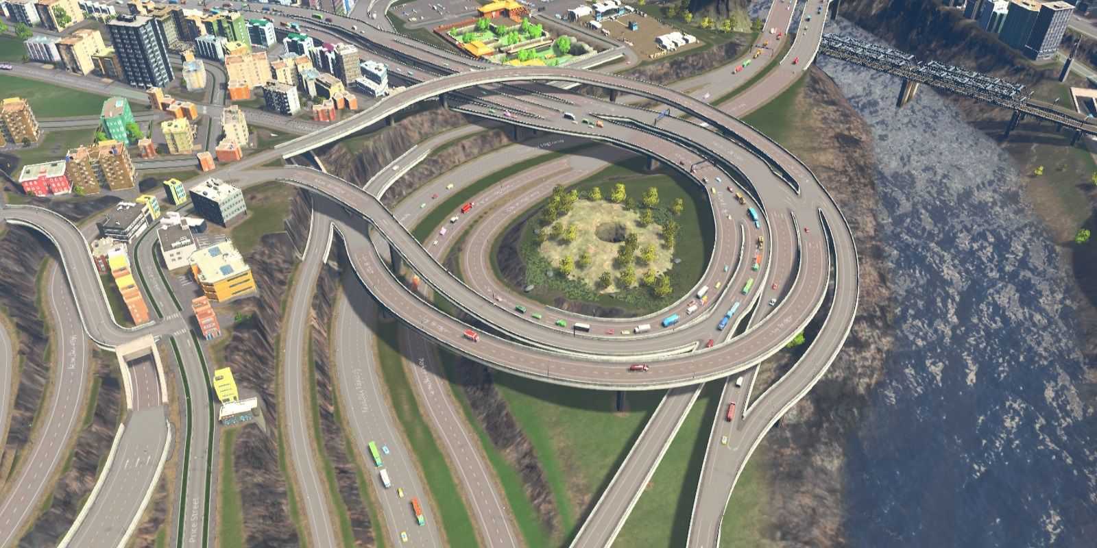 Cities Skylines Road Anarchy Mod Interchange