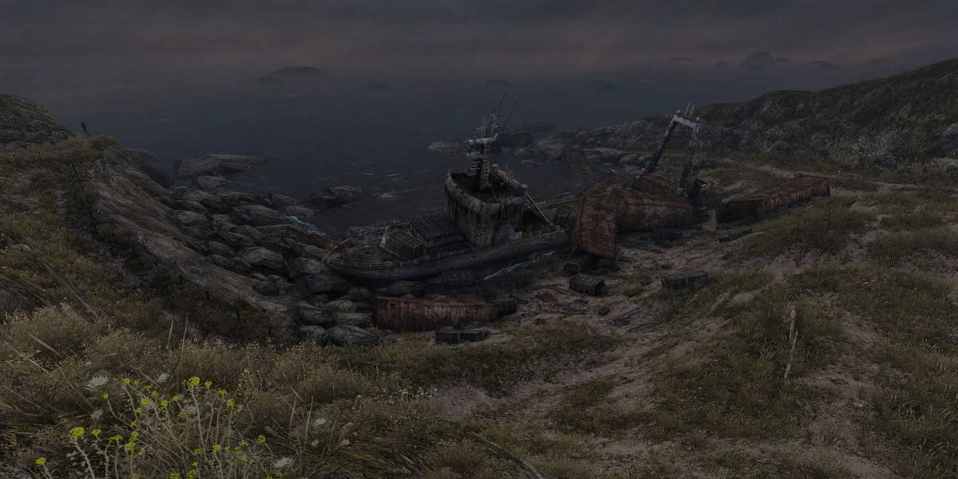 Um naufrágio na costa de Dear Esther