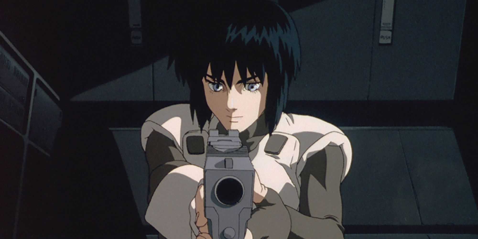 Motoko Kusanagi, a principal protagonista ciborgue do filme de anime Ghost In The Shell