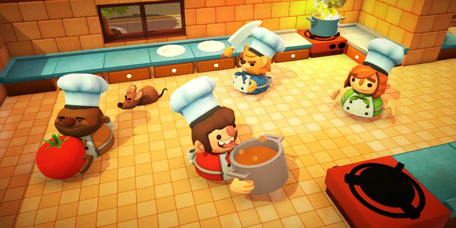 overcooked 2 players running and doing things 