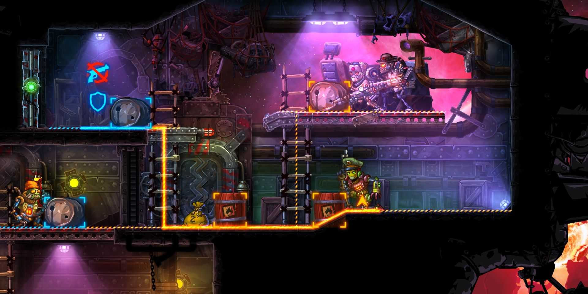 Jogabilidade do SteamWorld Heist