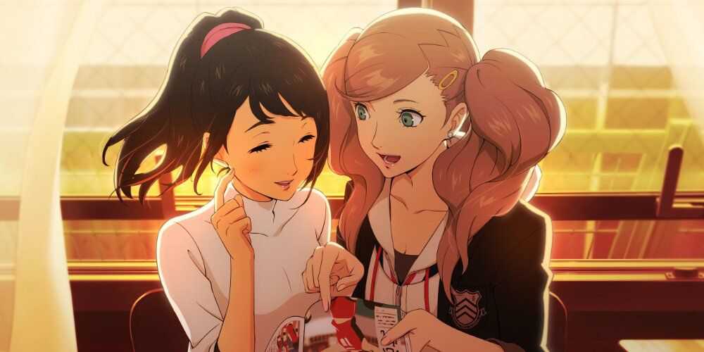 Ann e Shiho rindo juntos