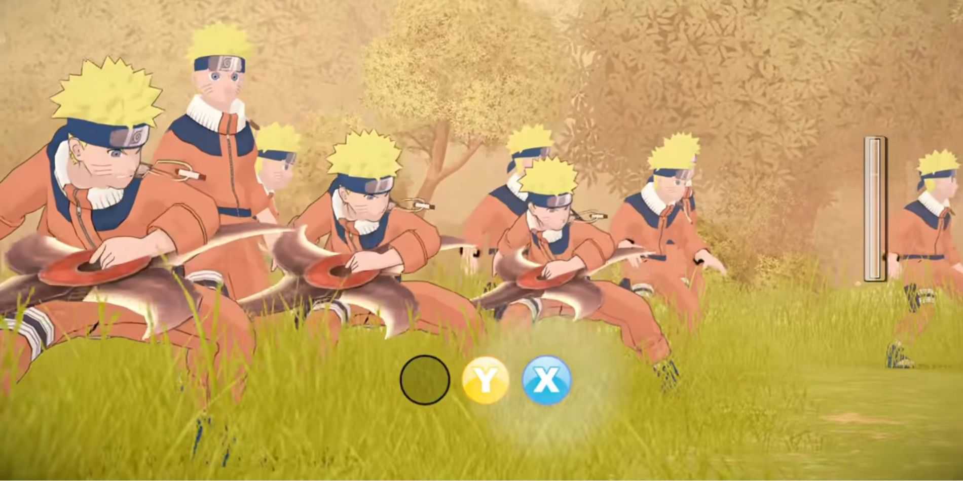 Naruto Uses Shadow Clone Jutsu