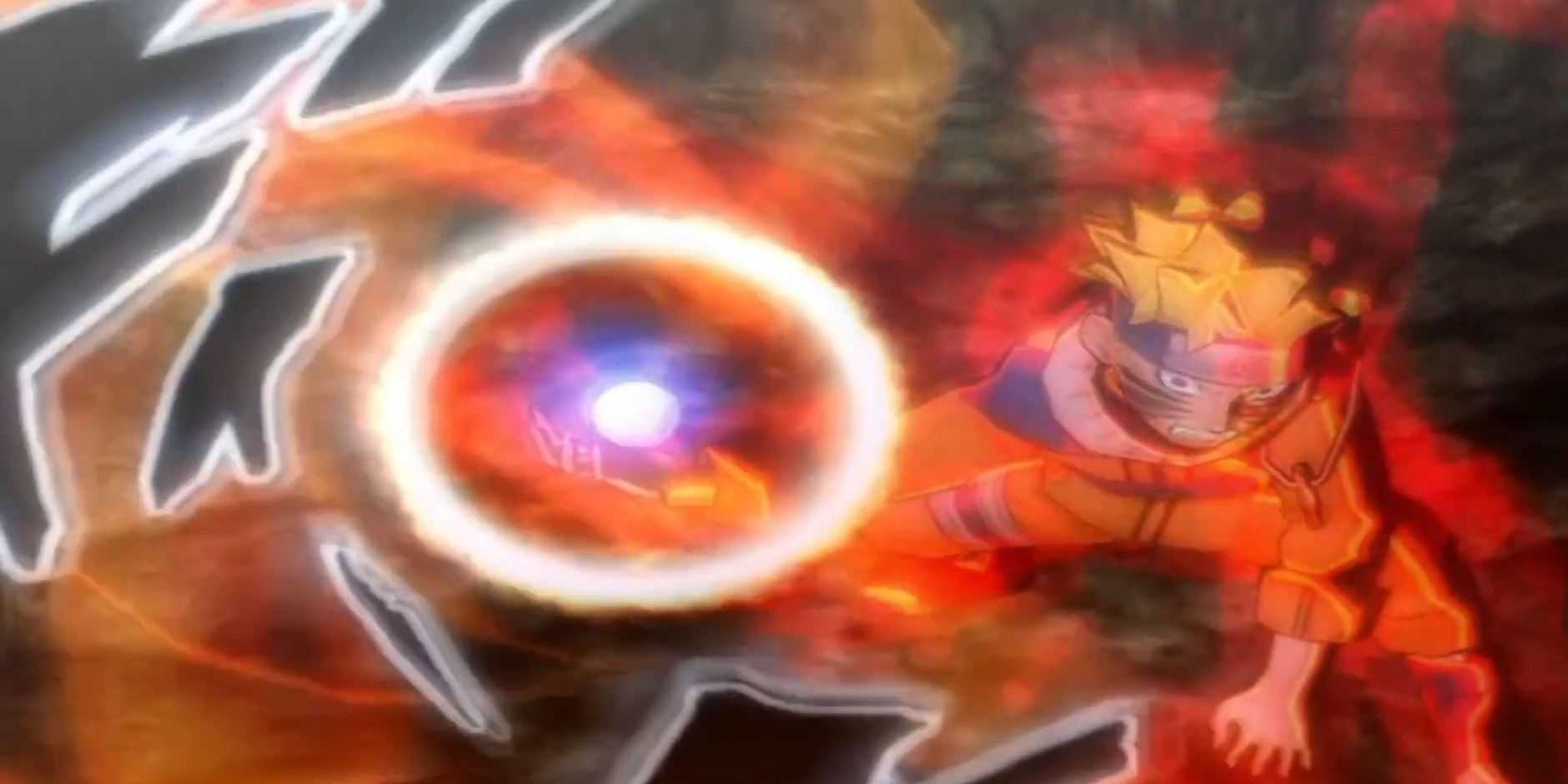 Nauto Using Rasengan In Fox Mode