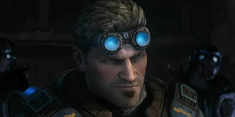 Baird smiling from Gears of War Judgement 