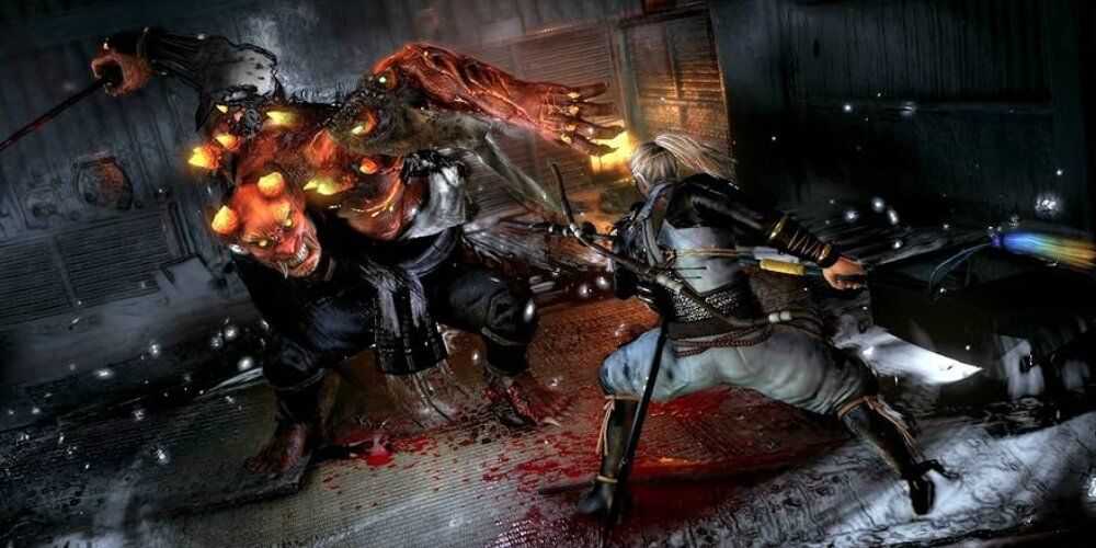 Demônio com múltiplas cabeças em Nioh