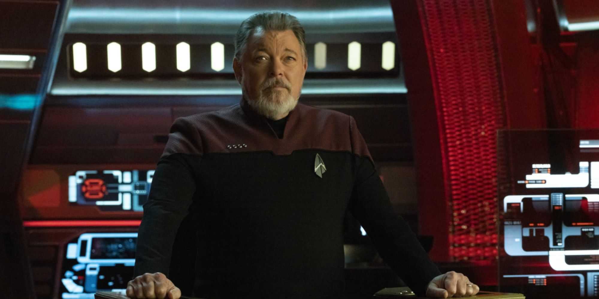 William Riker como capitão em Star Trek Picard