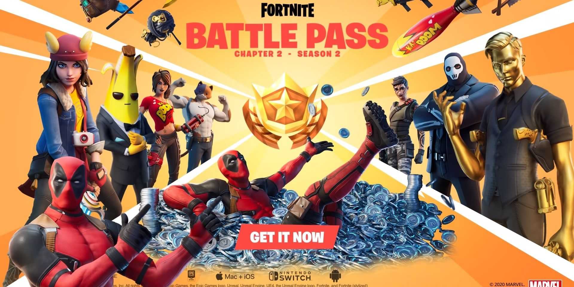 fortnite capítulo 2 temporada 2 passe de batalha