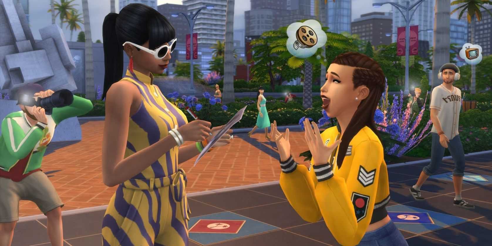 The Sims 4 A celebrity giving a signature