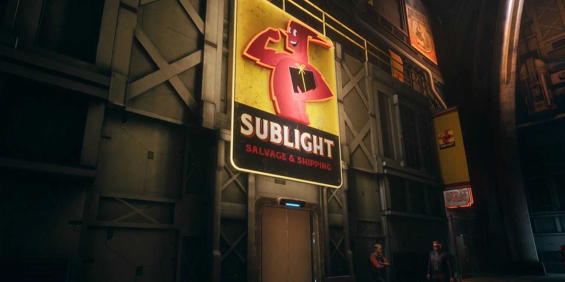 sublight warehouse outer worlds