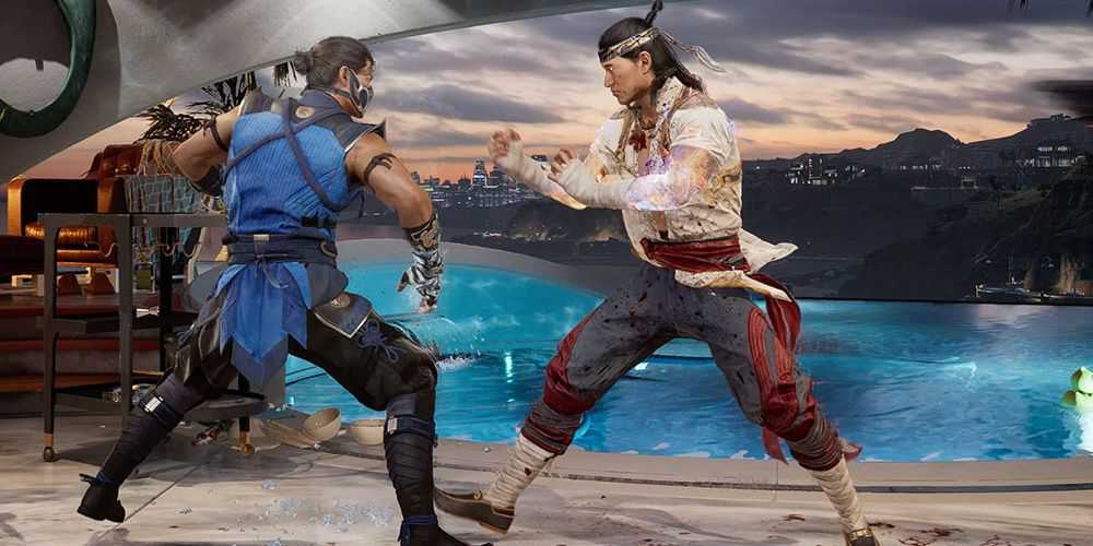 Liu Kang Dashing Up To Sub-Zero