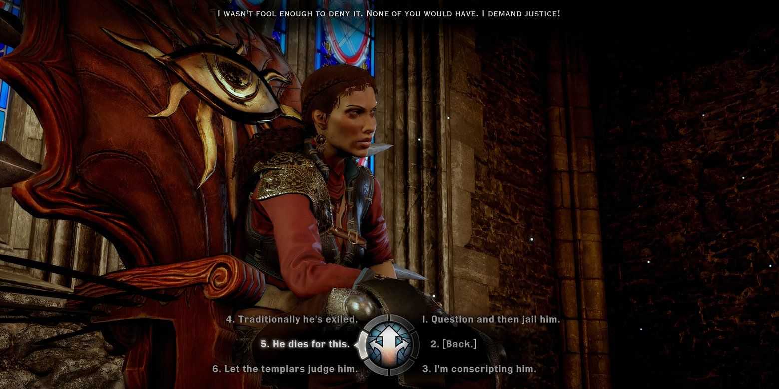 Dialogue Wheel Overhaul mod for Dragon Age Inquisition