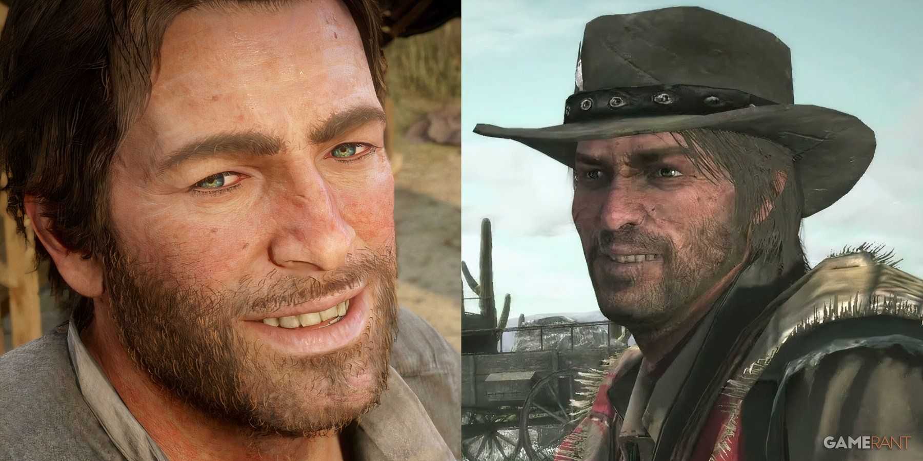 Red Dead Redemption 2 Comparação entre Arthur e John Tooth