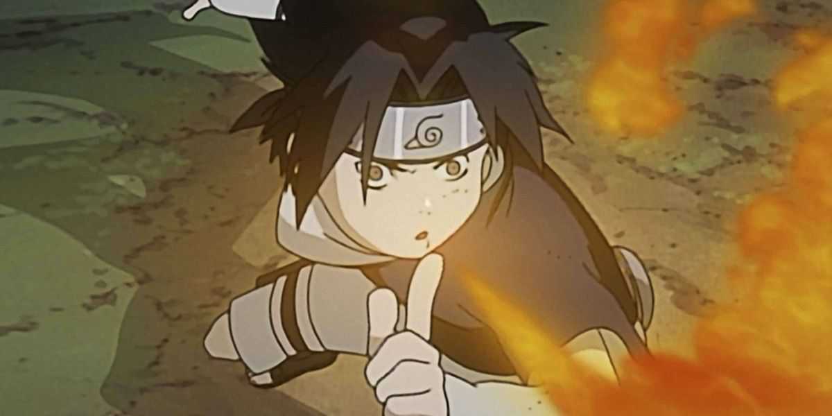 O Sharingan reviveu o Jutsu da Chama do Dragão! episódio de Naruto