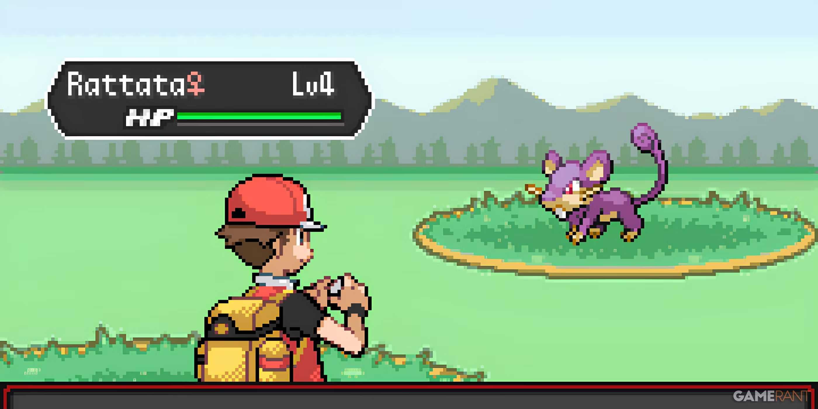 Uma batalha em Pokemon Radical Red