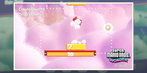 Conclua Super Mario Bros. Wonder’s Countdown to Drop Down com 100%