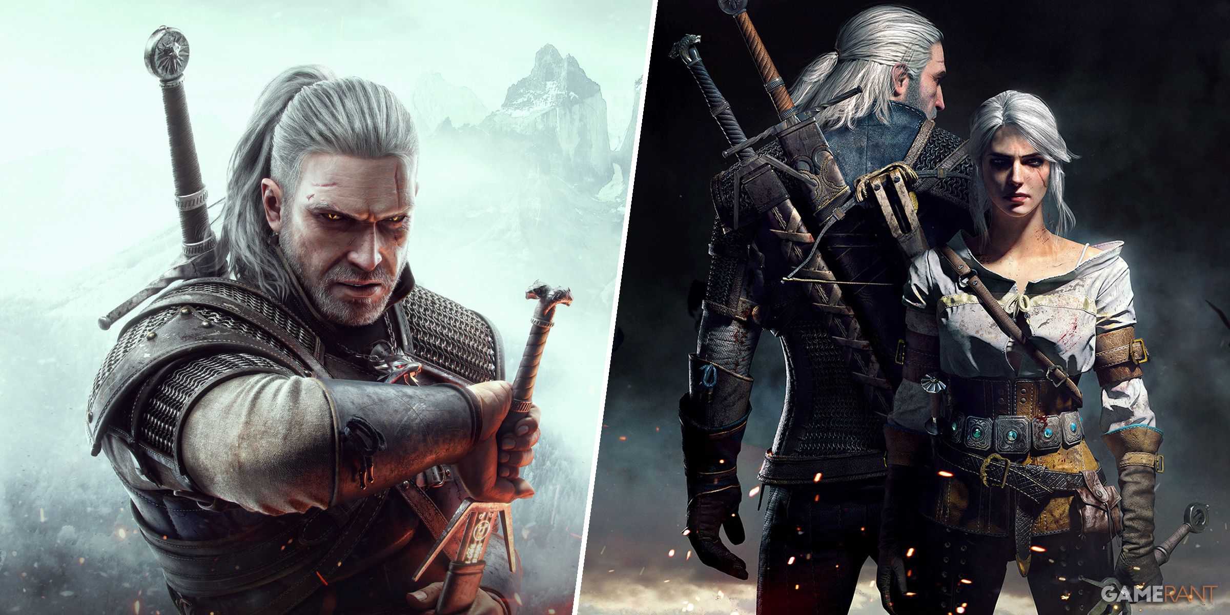 Geralt and Ciri in The Witcher 3