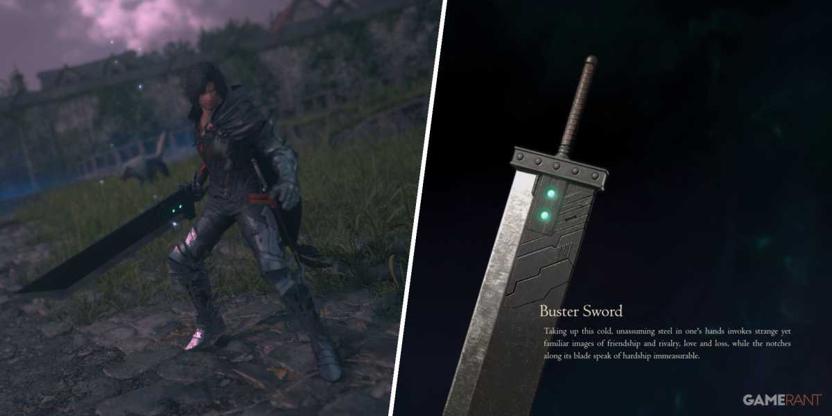 Conseguindo e Usando a Buster Sword em Final Fantasy 16 (DLC e Aparência)