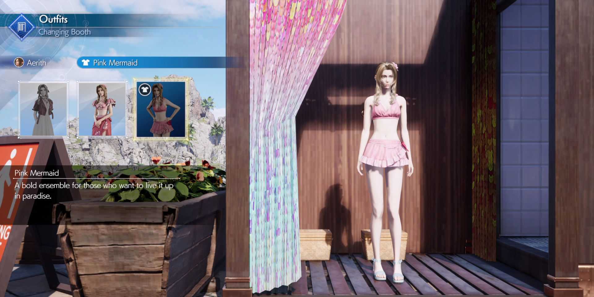 final-fantasy-7-rebirth-costa-del-sol-beachwear-aerith-pink-mermaid