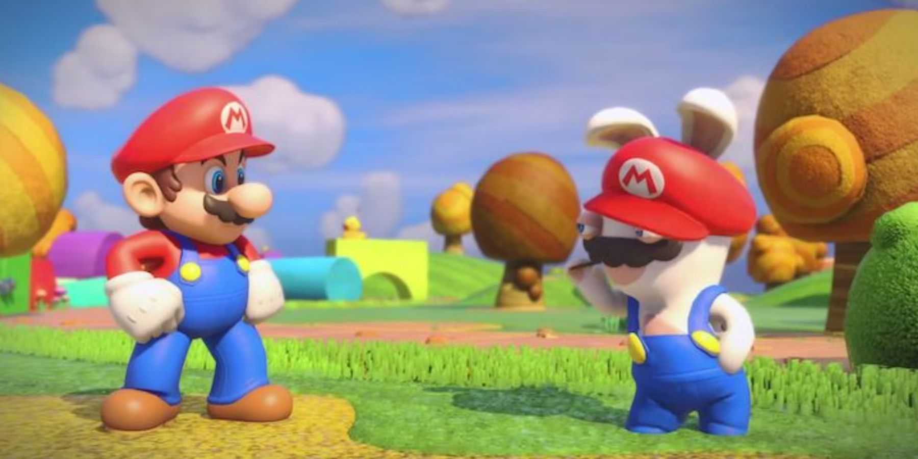 Mario + Rabbids Kingdom Battle - Mario and a Rabbid