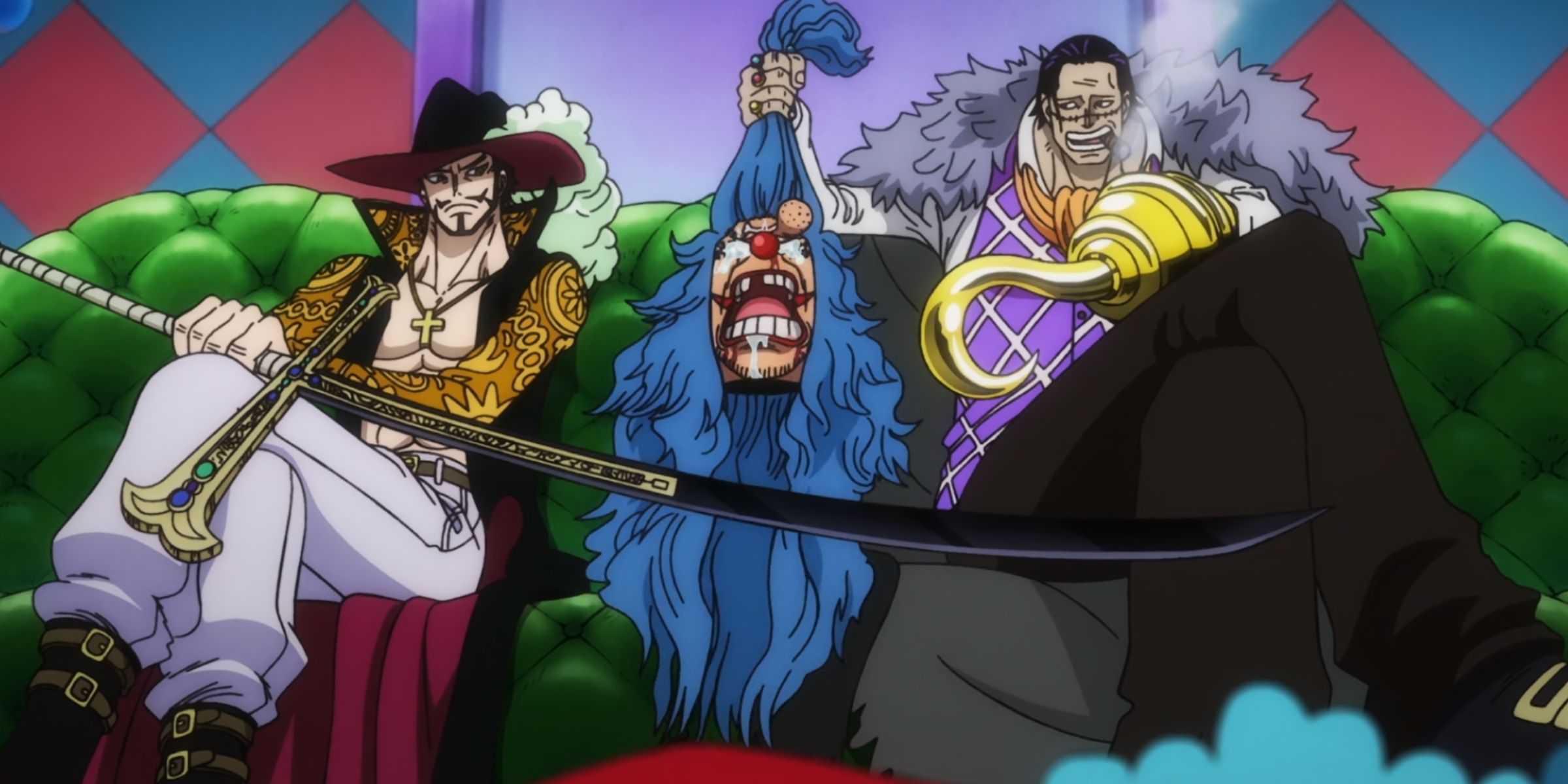 buggy mihawk e cruz de crocodilo guild