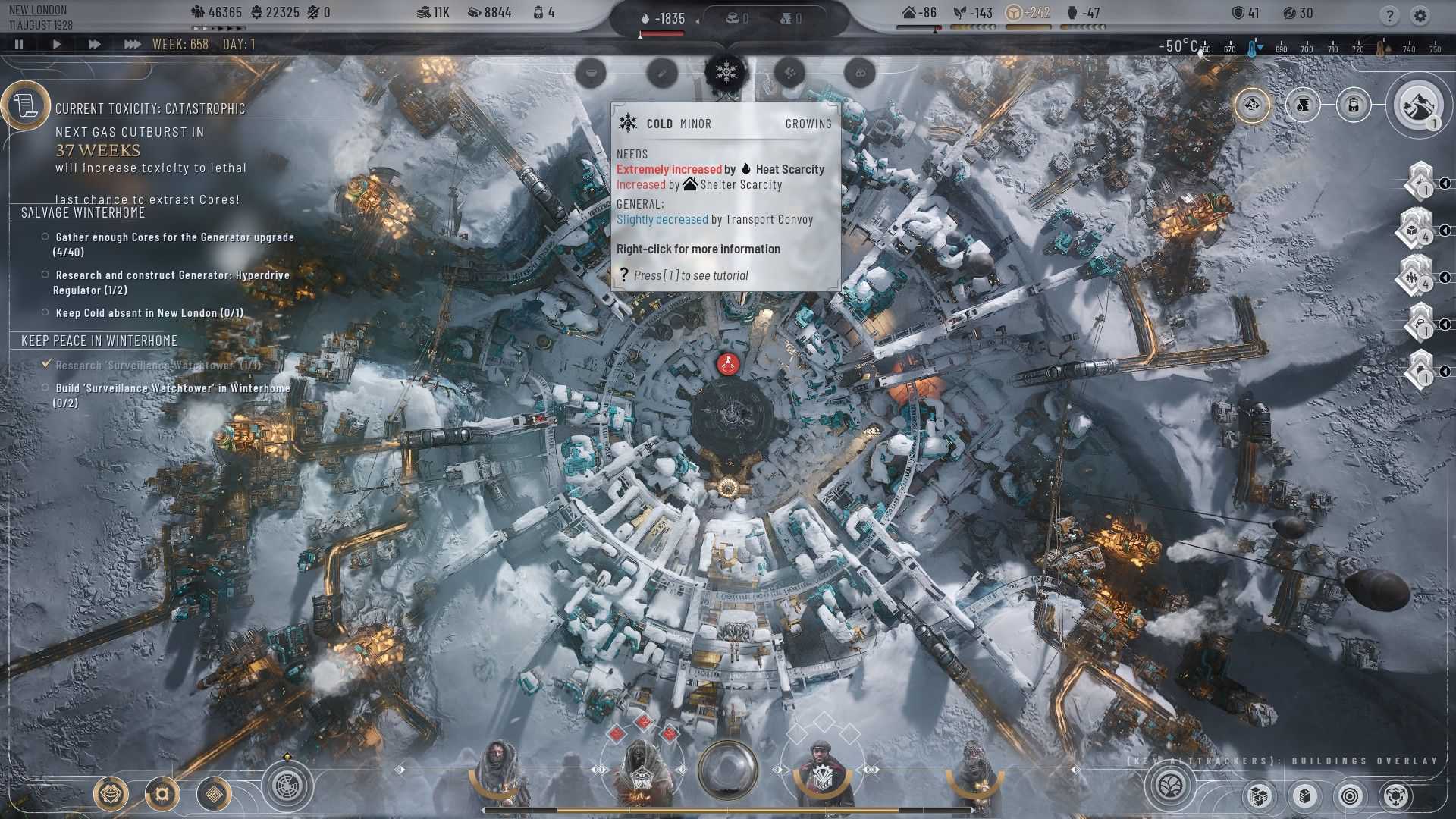 frostpunk 2 diminui doença