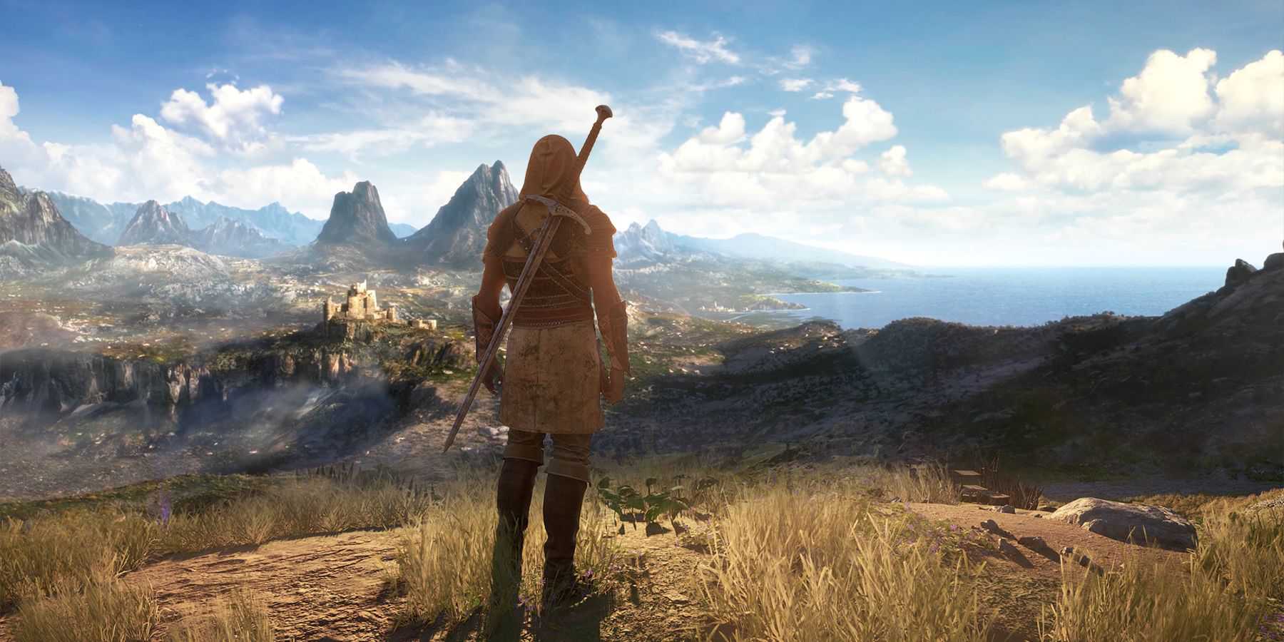 Avowed character overlooking The Elder Scrolls 6 open world