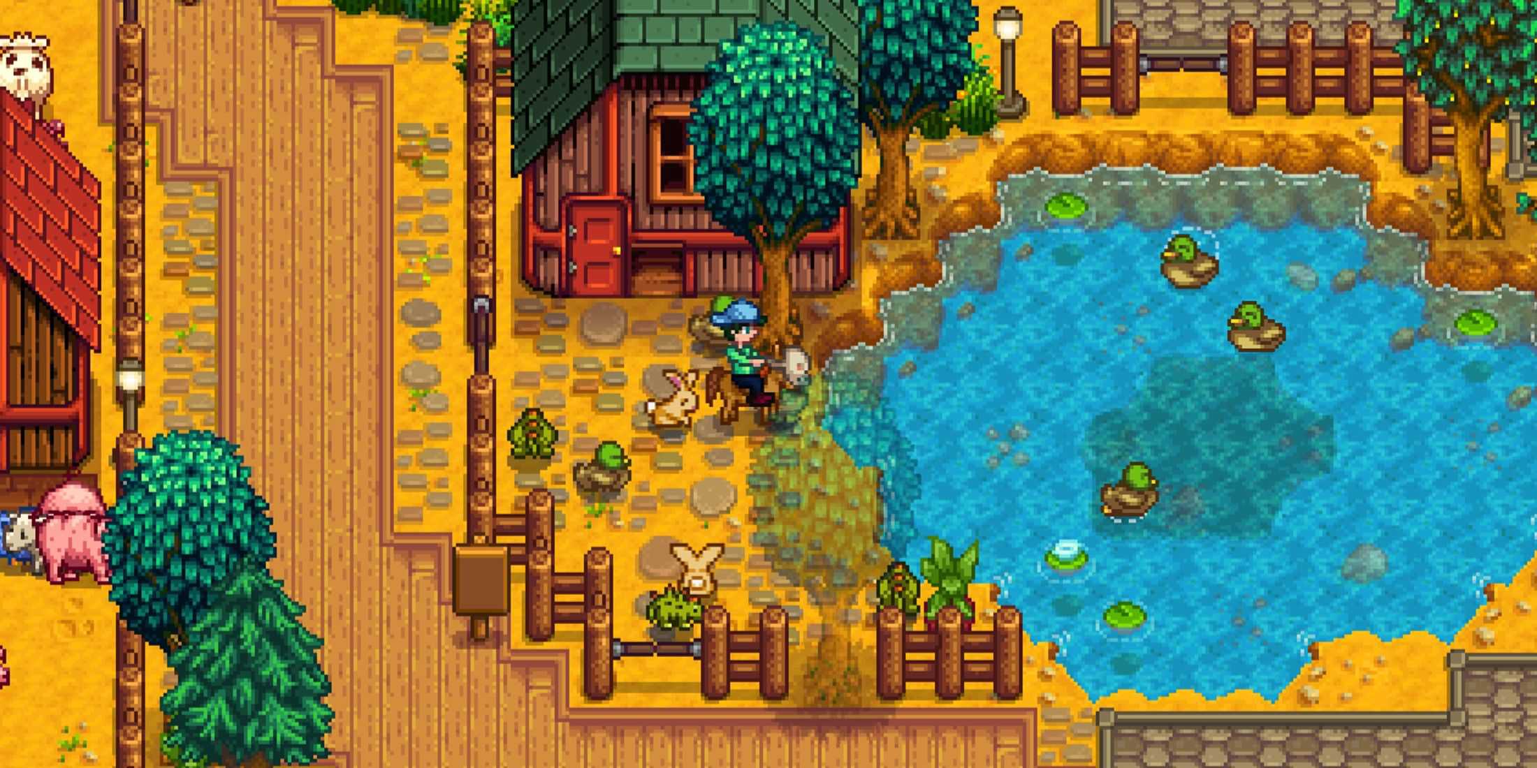 stardew-valley-player-makes-quilt-of-ducks-swimming-in-pond