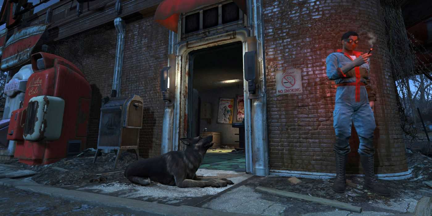 Fallout 4 Sole Survivor com Dogmeat