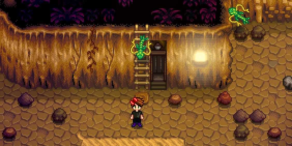 Mod de elevador de caverna de caveira de Stardew Valley