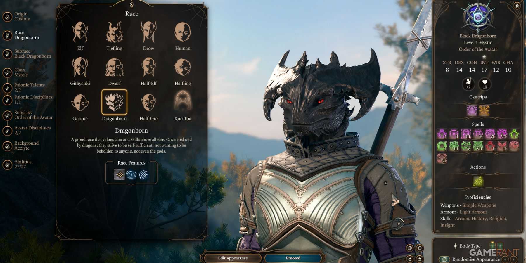 A raça Dragonborn foi reinventada com novas habilidades e recursos no mod 'Dragonborn Reimagined'