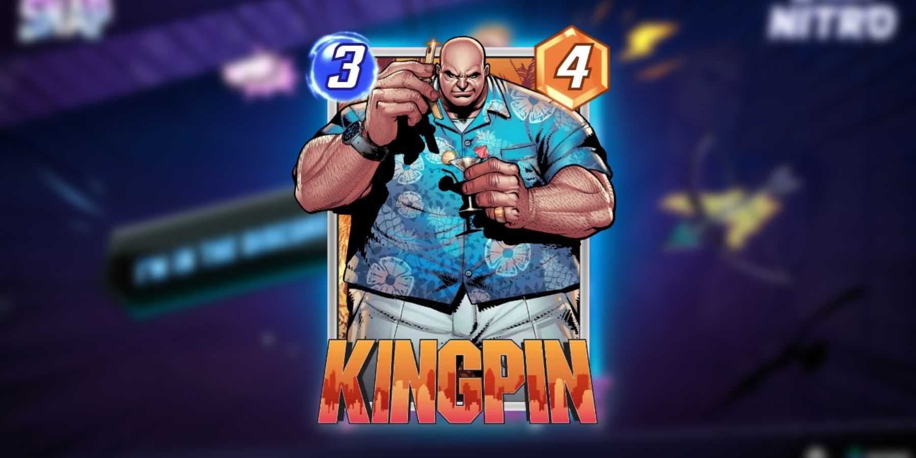 image showing the kingpin card in marvel snap. 