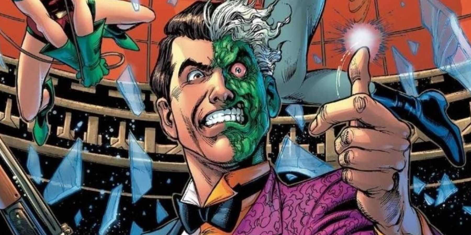 O vilão de duas caras do Batman DC, Harvey Dent