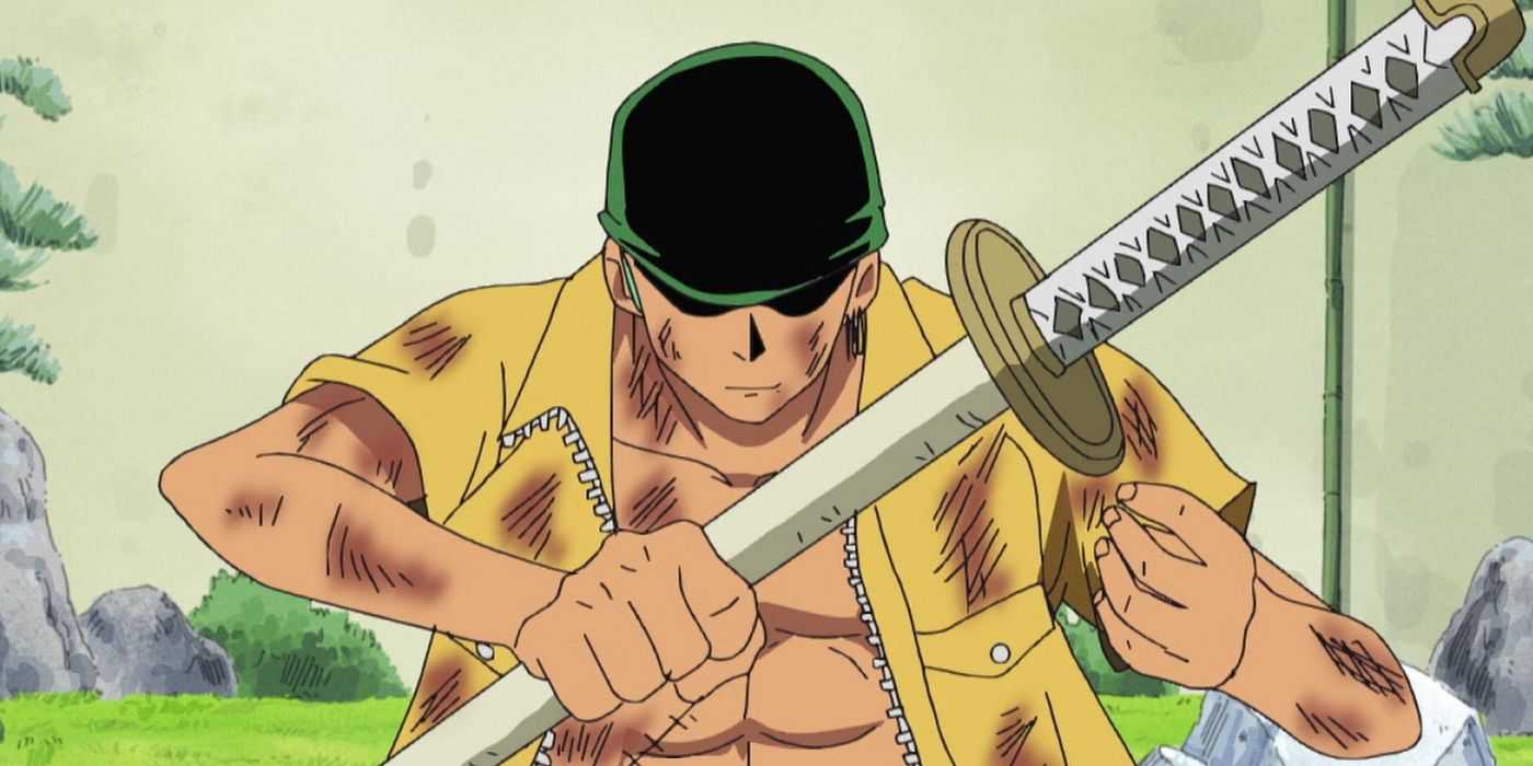 Zoro usando Wado Ichimonji inteiro