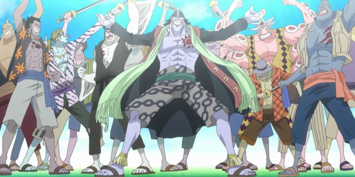 A tripulação de Arlong de One Piece