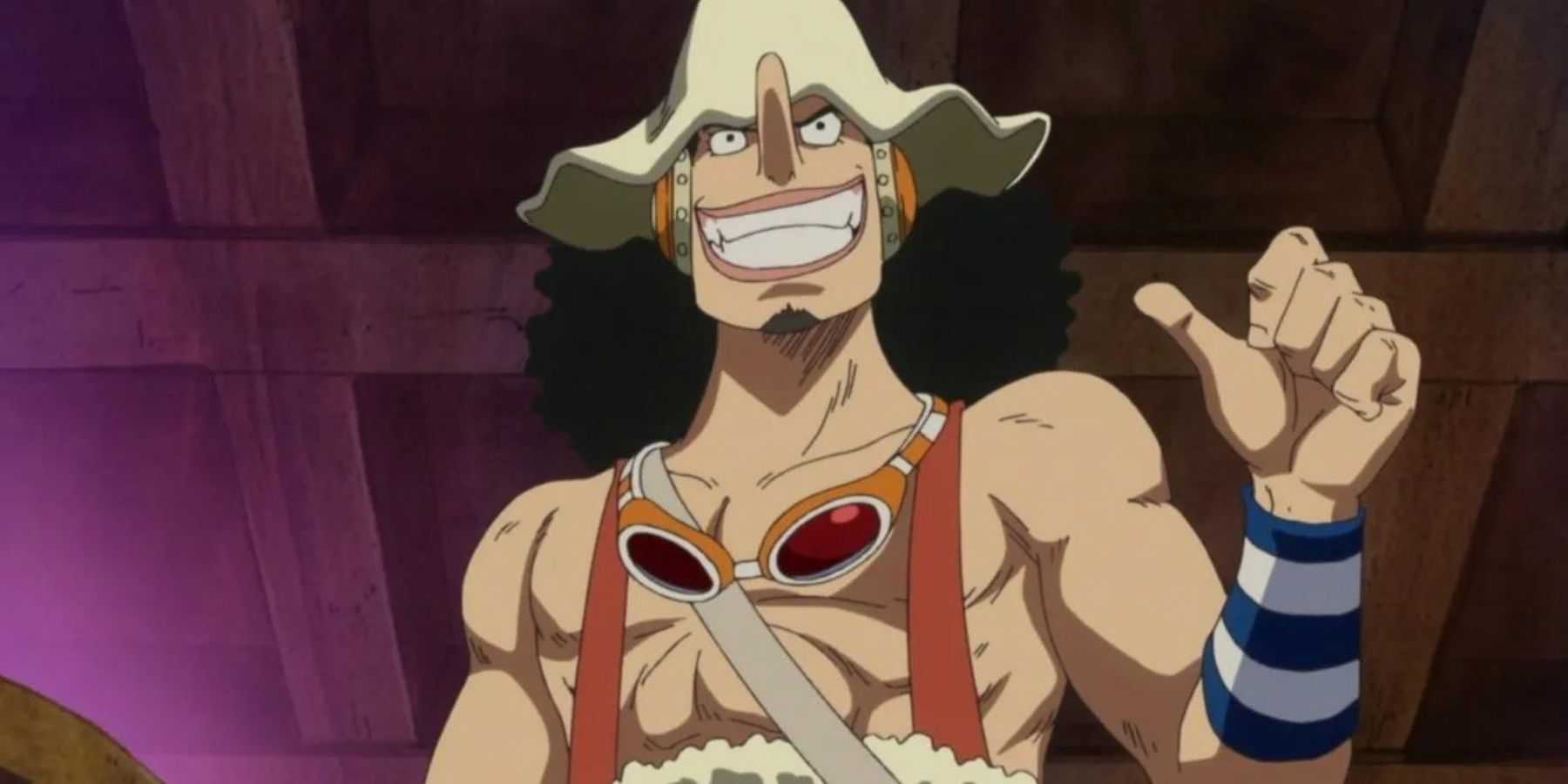 Usopp (One Piece) personagem masculino de anime negro