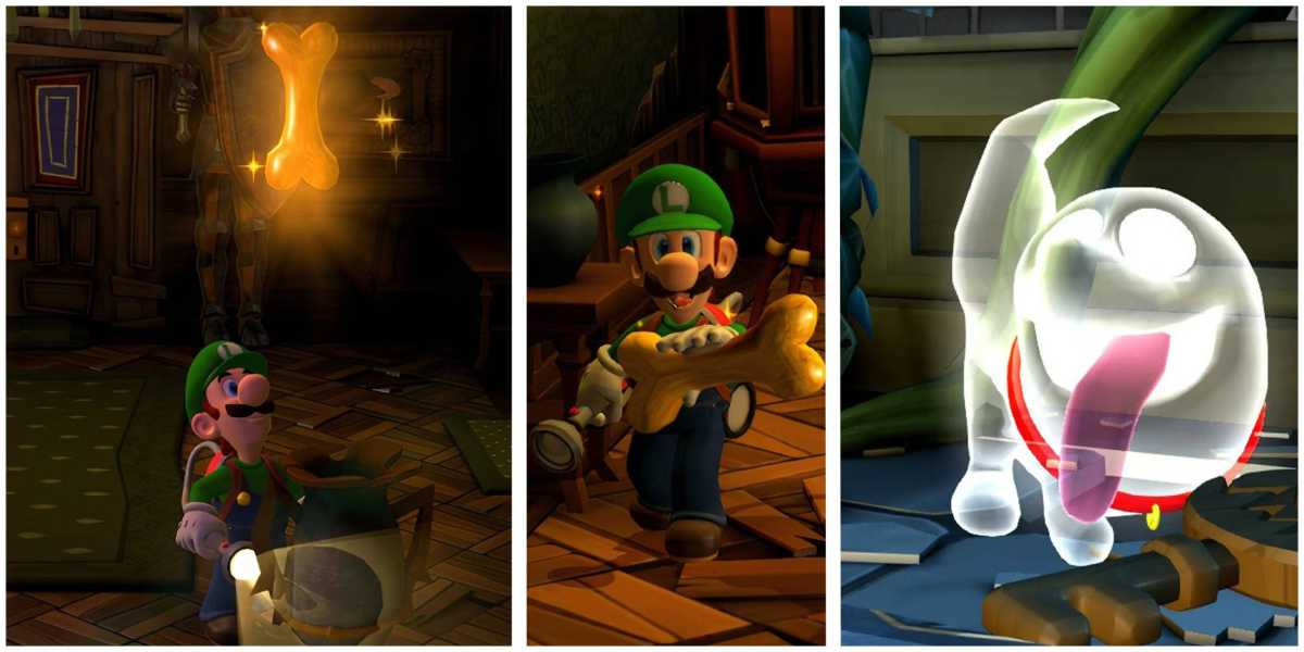 O que os Ossos de Ouro fazem em Luigi’s Mansion 2?