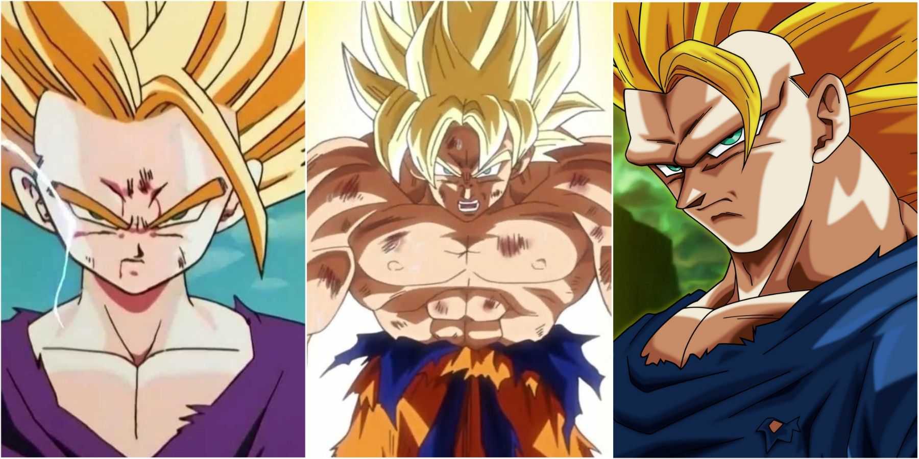 colagem super-saiyan