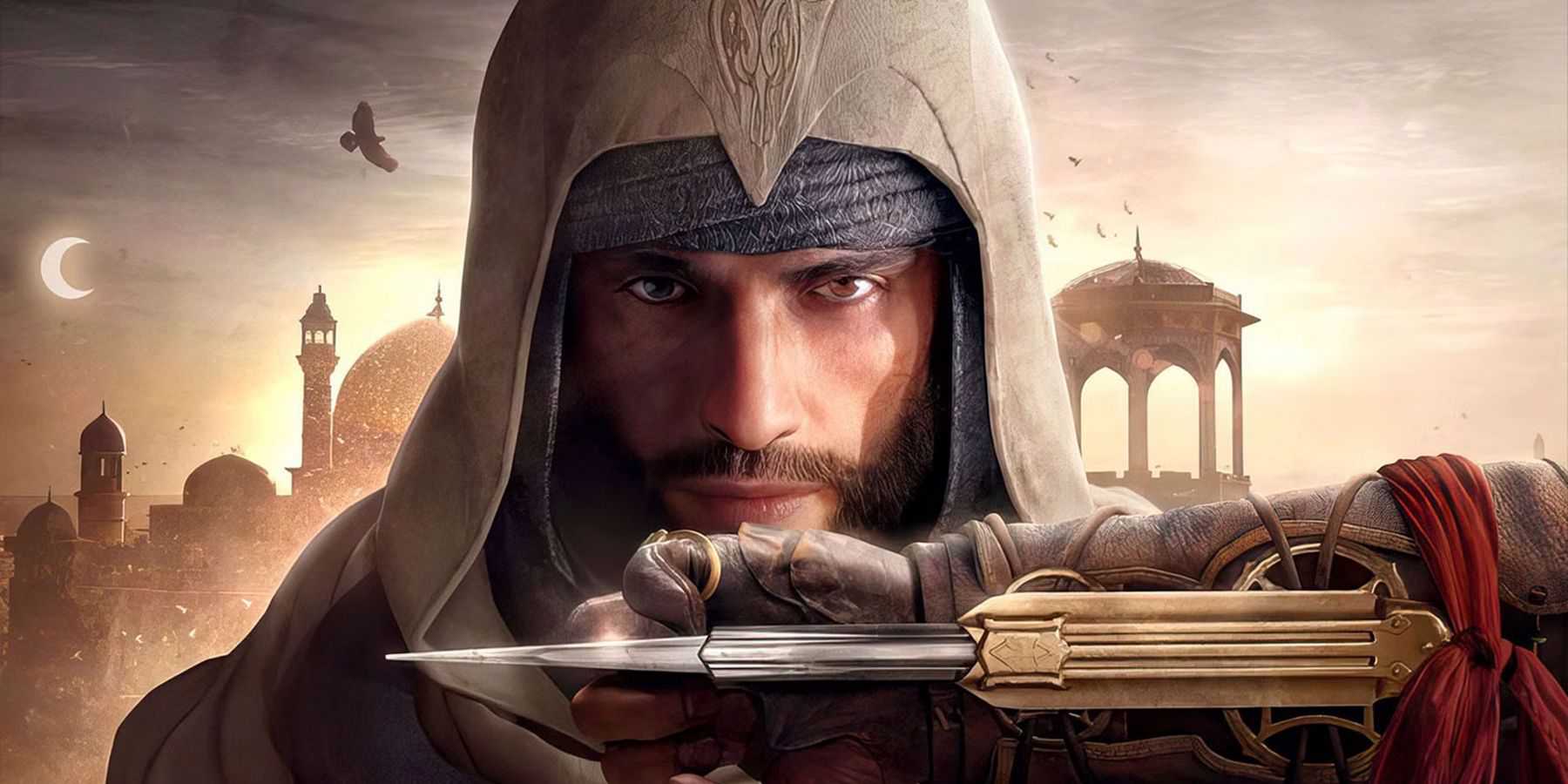 Basim mostrando lâmina escondida em Assassin's Creed Mirage