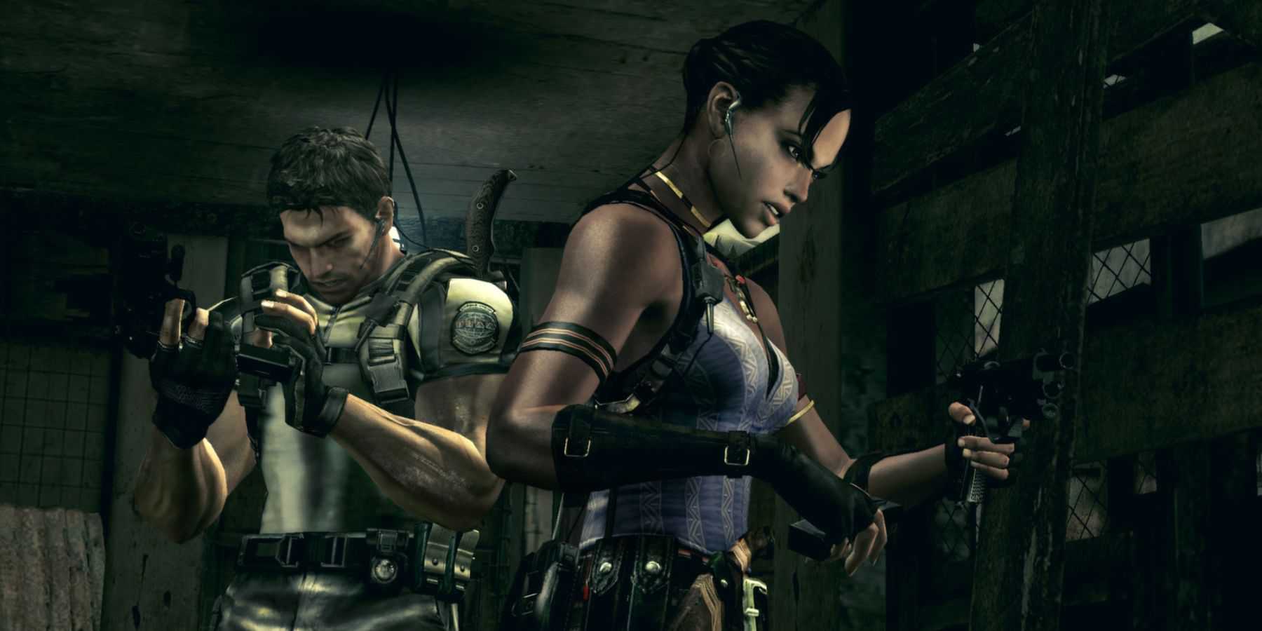 chris and sheva resident evil 5 remake