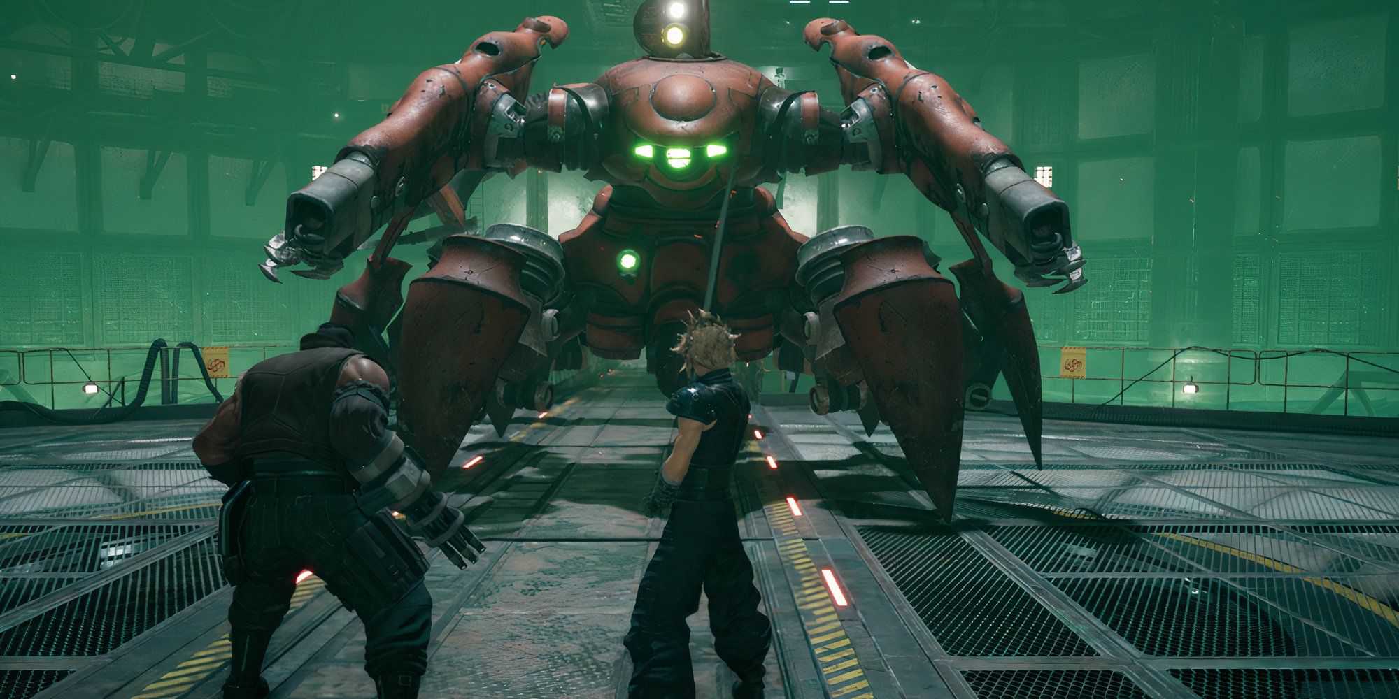 Fighting Guard Scorpion in Final Fantasy 7 Remake