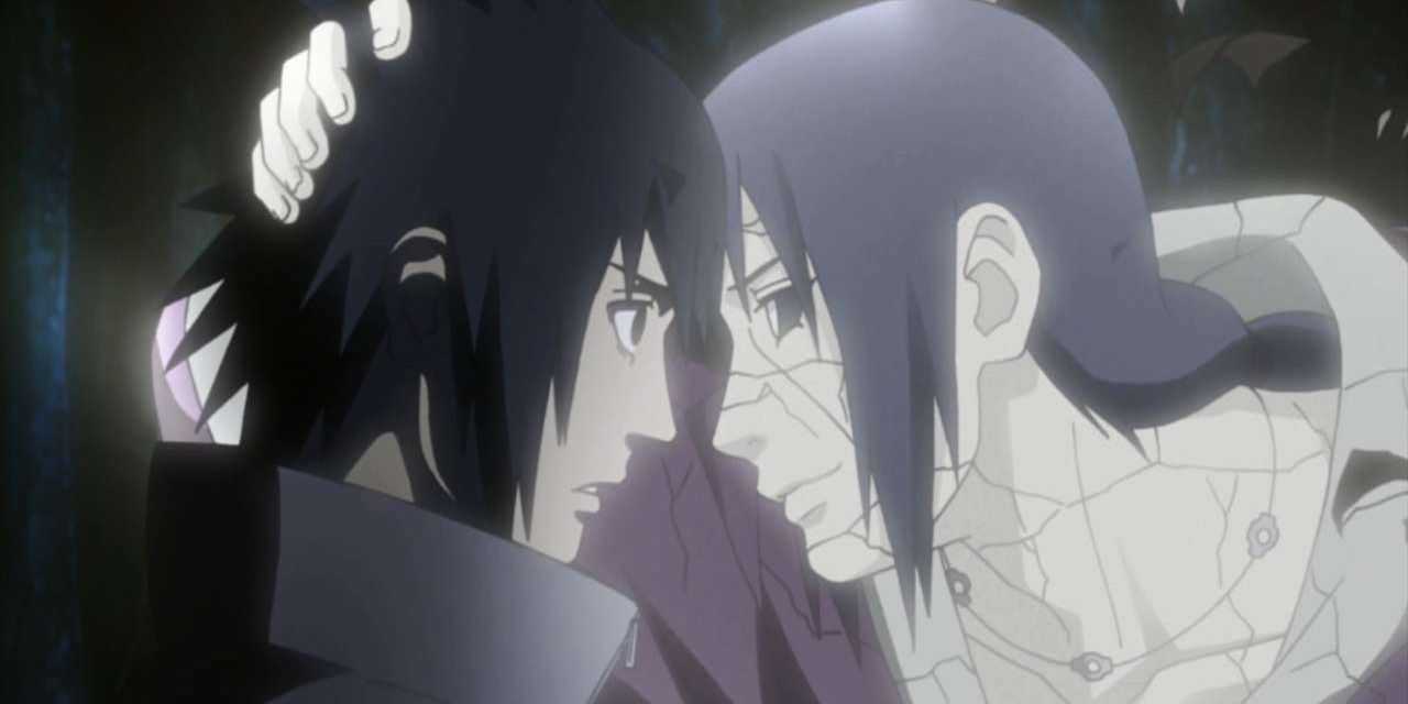 Itachi se despede de Sasuke