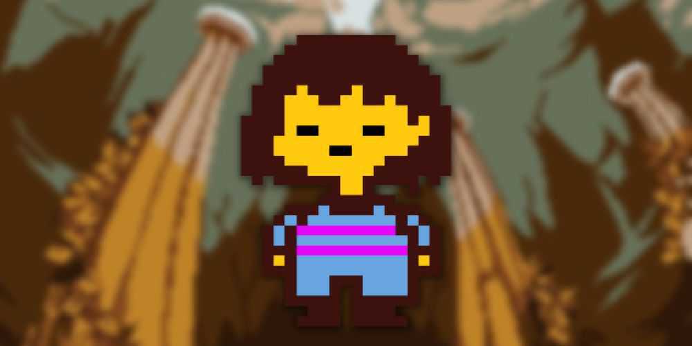 Frisk, o principal personagem jogável do jogo Undertale.