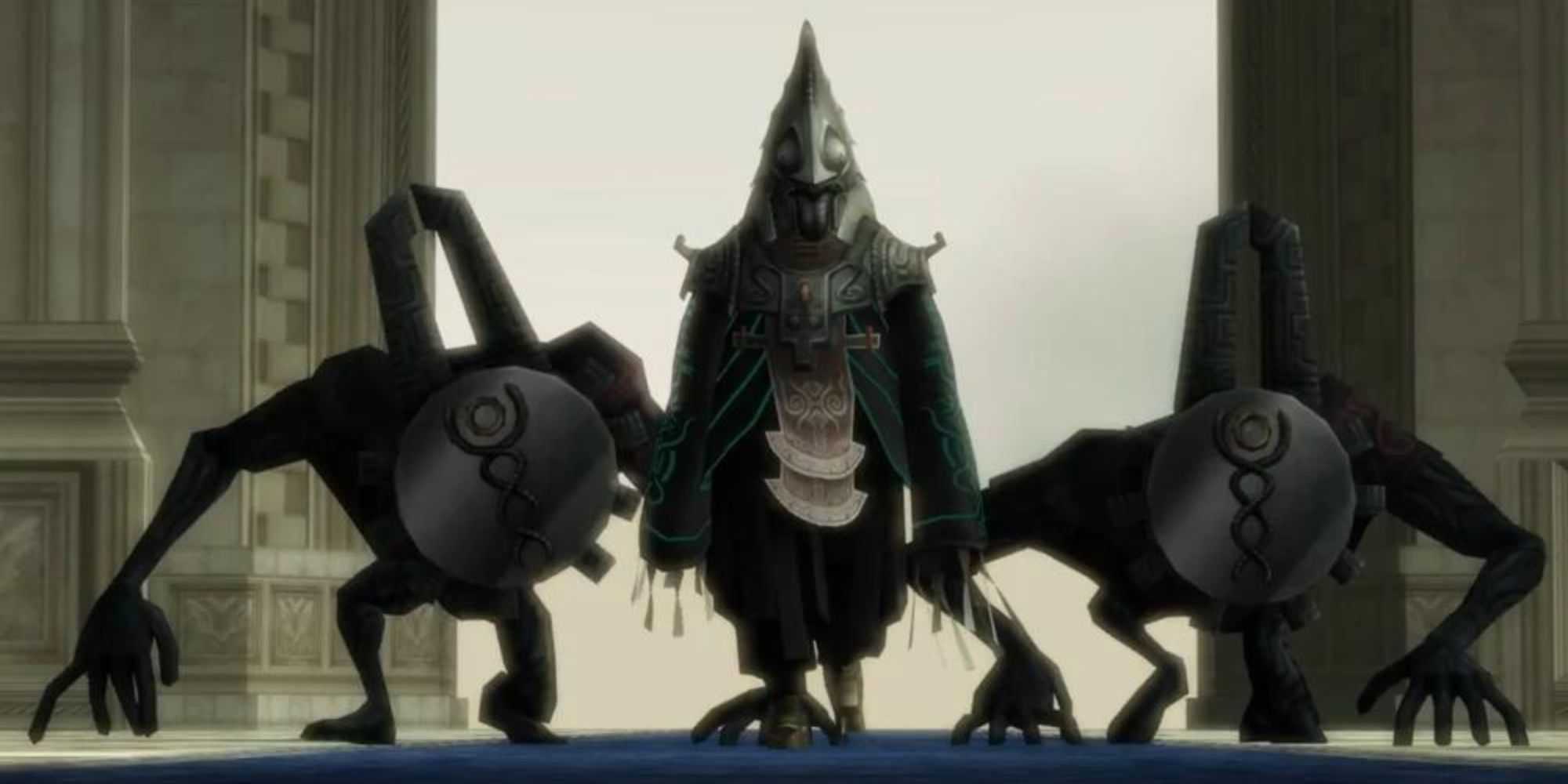 Zant and his Shadow Beasts invade Hyrule Castle in The Legend Of Zelda: Twilight Princess