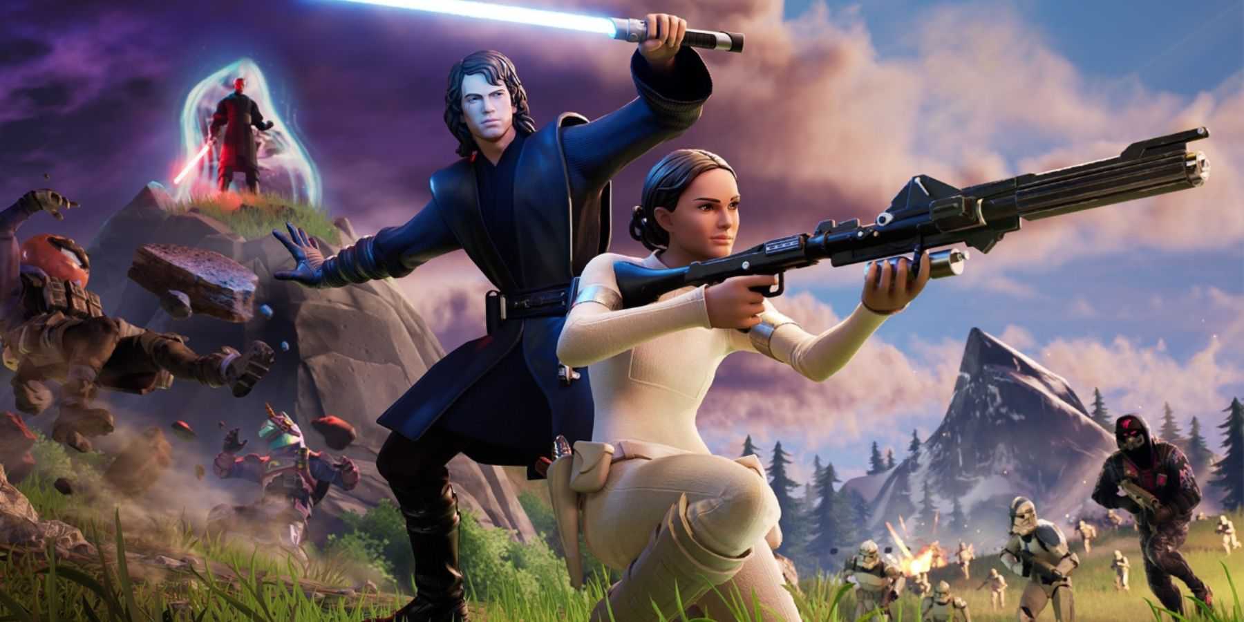 Star Wars Fortnite Anakin Padmé