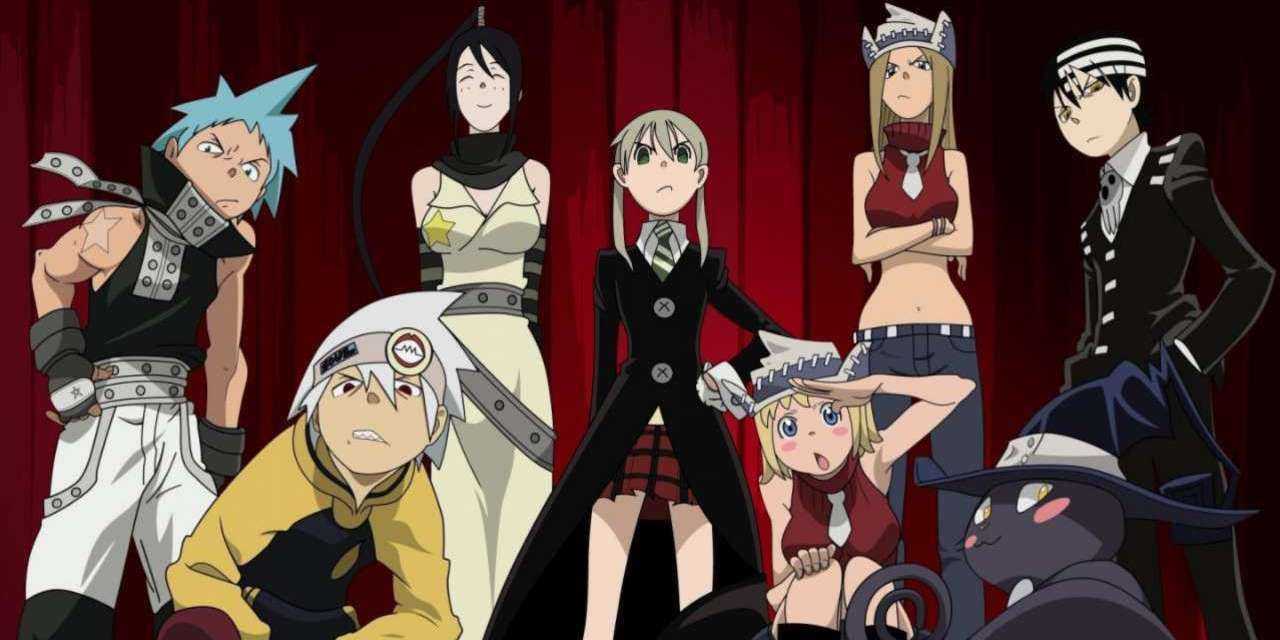 Personagens principais de Soul Eater posando