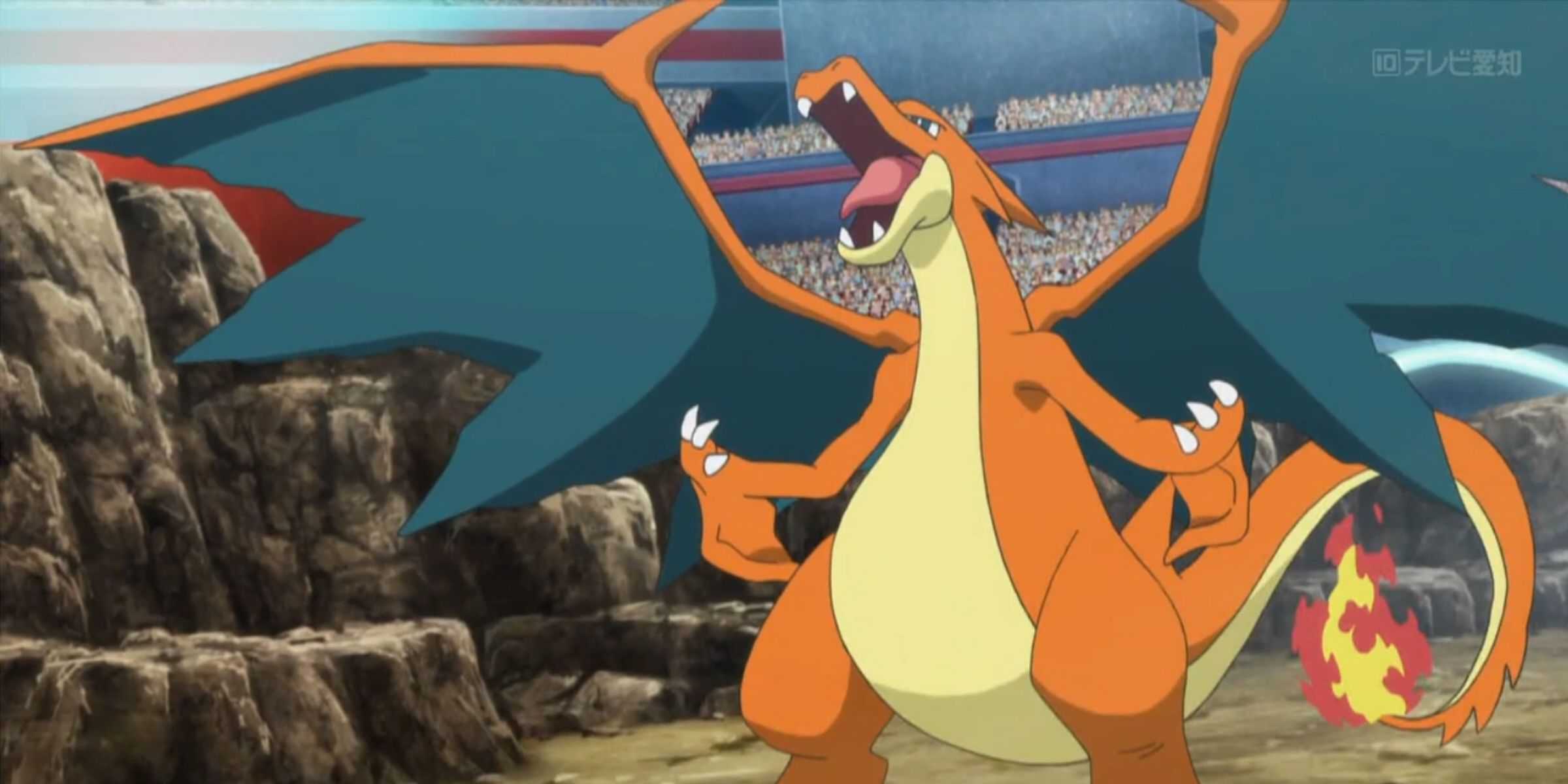 mega charizard anime