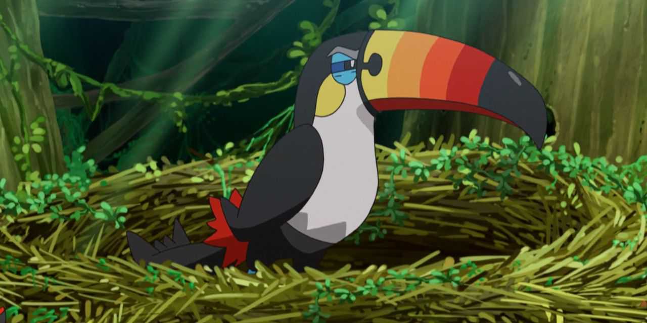 Toucannon in the Pokemon anime